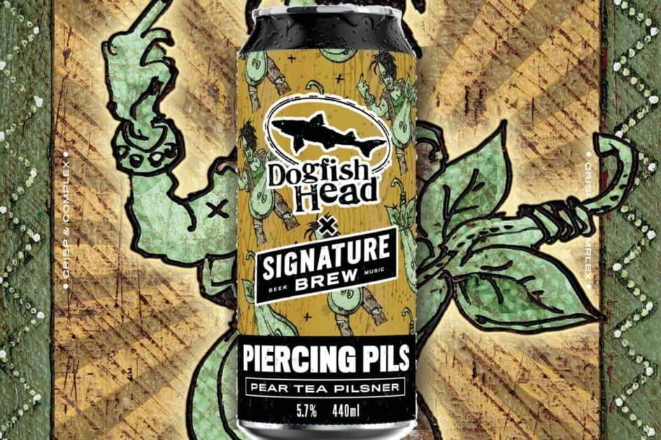 BEER FOCUS: Signature Brew x Dogfish Head Announce New Beer - Piercing Pils | Alfie B-Smith BEER FOCUS: Signature Brew x Dogfish Head Announce New Beer - Piercing Pils